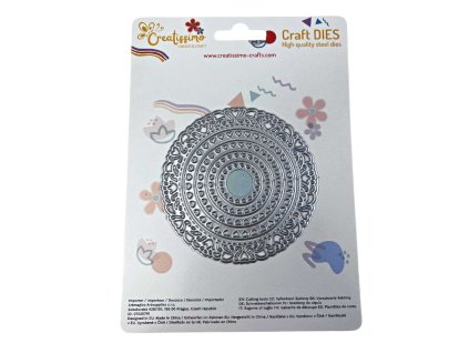 Creatissimo vyřezávací šablona zdobené kruhy