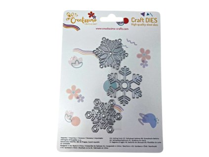 Creatissimo vyřezávací šablona sněhové vločky