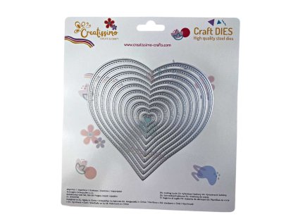 Creatissimo vyřezávací šablona srdce