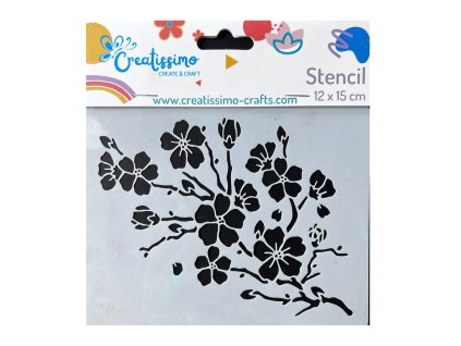 Šablona Creatissimo Keř sakury