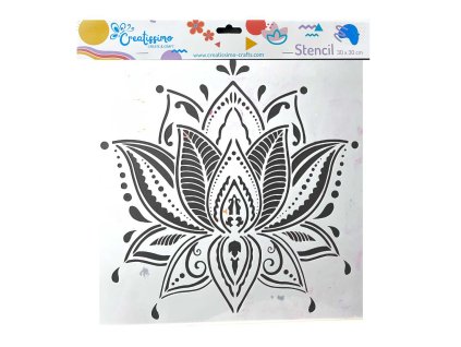 Šablona Creatissimo orientální květina