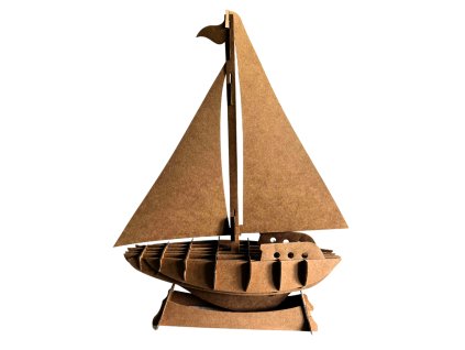 3D dekorace Loď skládačka