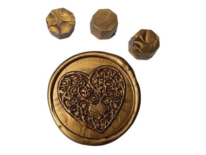 3987 creatissimo vosk pro peceteni 30 g metalicka mosaz barva