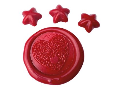 4005 creatissimo vosk pro peceteni ve tvaru hvezdicky cervena 50 g