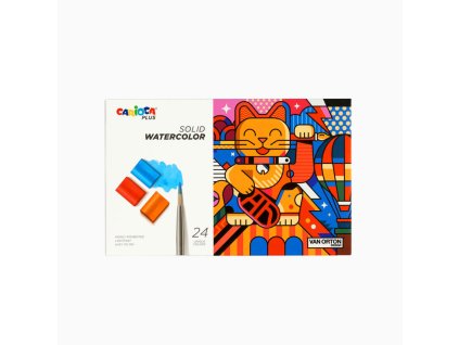 carioca plus solid watercolor 24 pezzi