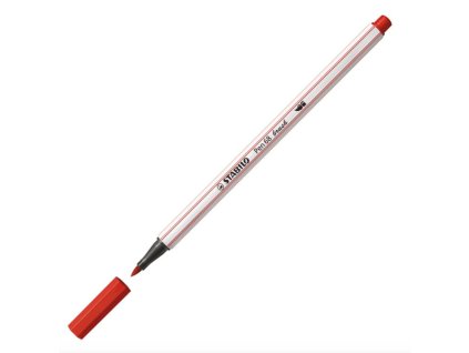 Stabilo brush 68 červený