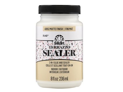 Terrazzo sealer matte finish