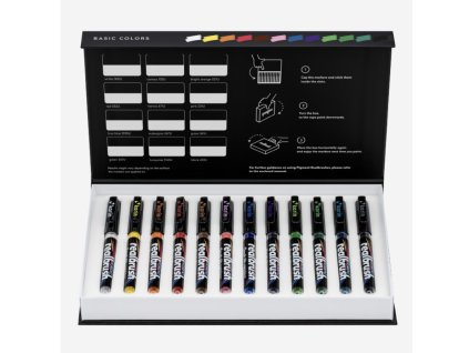 Real brush pigment 12 ks