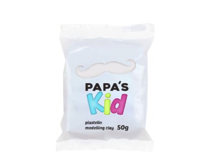 5369 papa s clay modelovaci hmota 50 g bila