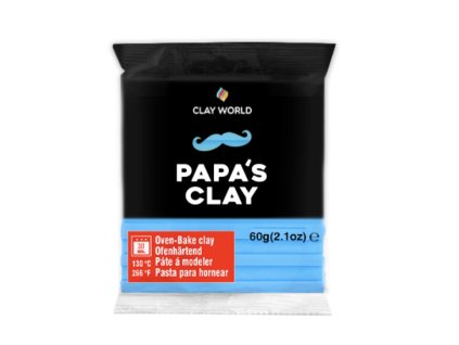 5402 papa s clay polymerova hmota 60 g sky blue