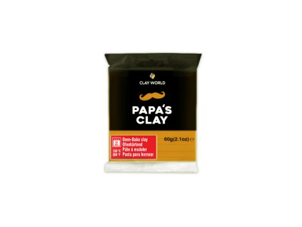 5417 papa s clay polymerova hmota 60 g mustard