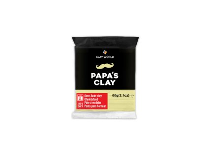 5420 papa s clay polymerova hmota 60 g pastel yellow