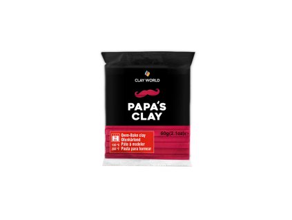 5453 papa s clay polymerova hmota 60 g burtgundy