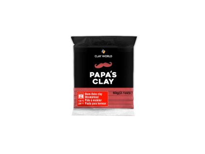 5456 papa s clay polymerova hmota 60 g brown
