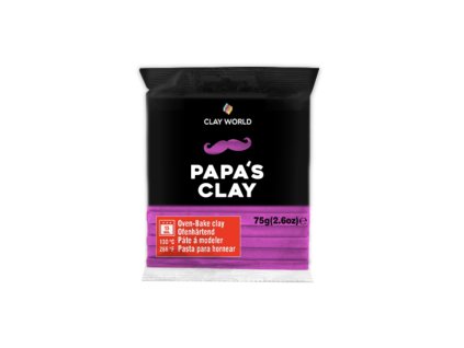 5465 papa s clay polymerova hmota 60 g light purple