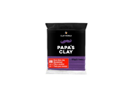 5513 papa s clay polymerova hmota 60 g purple
