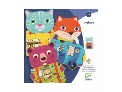 6125 drevena motoricka hracka djeco zamykaci zviratka