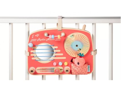 6488 lilliputiens dreveny panel radio