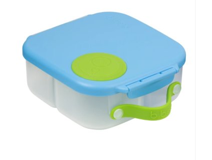 7349 b box svacinovy box stredni modry zeleny