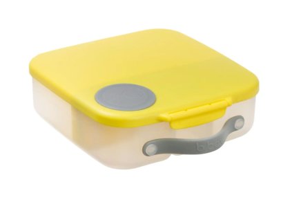 7367 svacinovy box b box velky zluty sedy