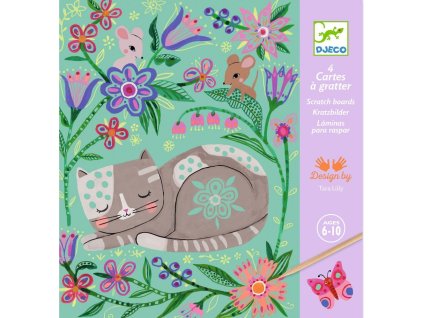 7868 djeco vyskrabavaci obrazky zviratka setkani