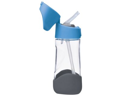 7874 b box lahev na piti s brckem 450 ml modra seda