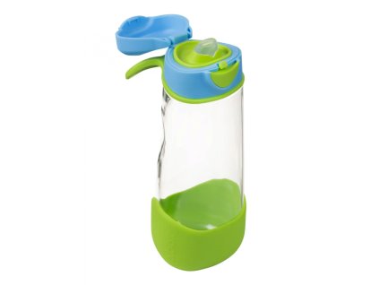 8219 b box lahev na piti modra zelena 600 ml