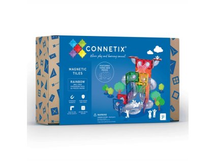 magnetická stavebnice connetix kuličková dráha