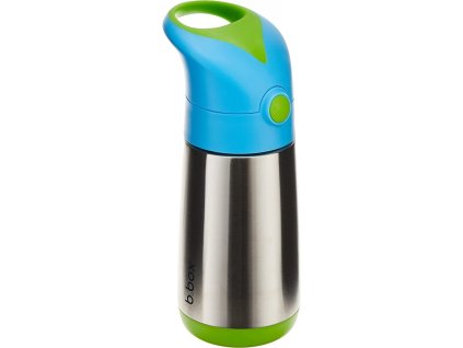 8978 b box termoska na piti s brckem 350 ml modra