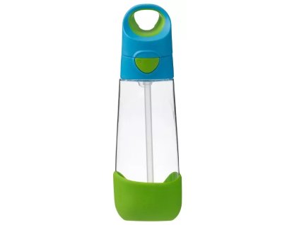 9200 b box lahev na piti s brckem 600 ml modra zelena