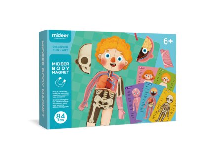 Mideer - Magnetická tabulka Moje tělo