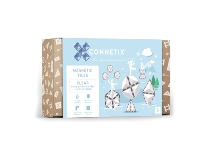 9755 connetix magneticka stavebnice pruhledne tvary 24 dilku