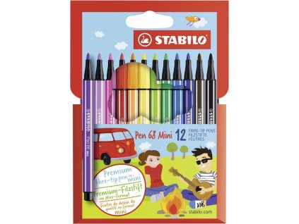12832 2 stabilo fixy stabilo pen 68 mini 12ks