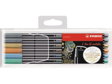 12835 1 stabilo fixy stabilo pen 68 metalicke 6ks