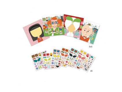 253 djeco kreativni sada se samolepkami obliceje