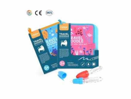 2611 3 mideer cestovni sada s vodnim malovanim ruzova