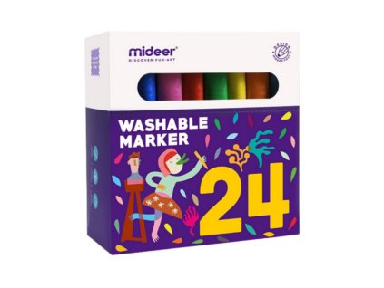 12601 mideer smyvatelne fixy 24 ks