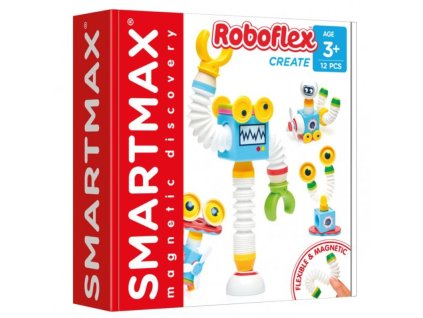 6445 magneticka stavebnice smartmax roboflex