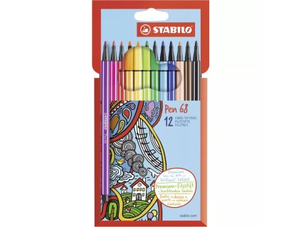 12667 1 stabilo fixy pen 12ks