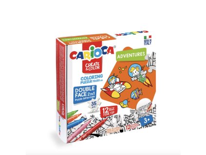 Carioca vybarvovací puzzle