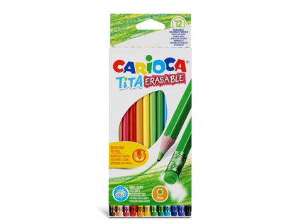 Carioca Tita pastelky 12ks smazatelné