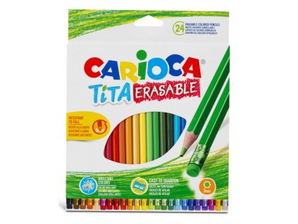 Carioca Tita pastelky 24ks smazatelné
