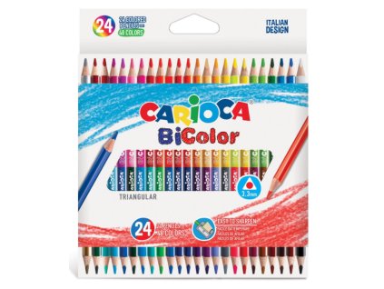 Carioca Bicolor pastelky 24ks