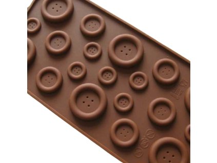 Silikonová forma knoflíky
