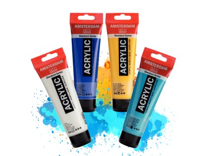 akrylové barvy amsterdam