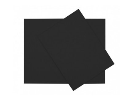 Šepsované plátno na desce černé 24x30 cm