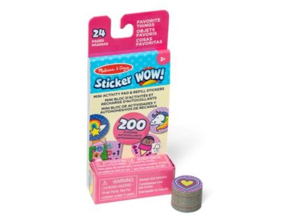 Sticker WOW! MINI knížka s náplní do razítkovače- Veselé obrázky