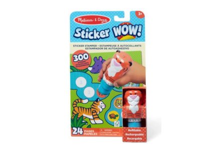 Sticker WOW! Obrázková knížka s razítkovačem -Tygr