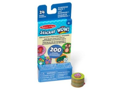 Sticker WOW! MINI knížka s náplní do razítkovače - Překvapení