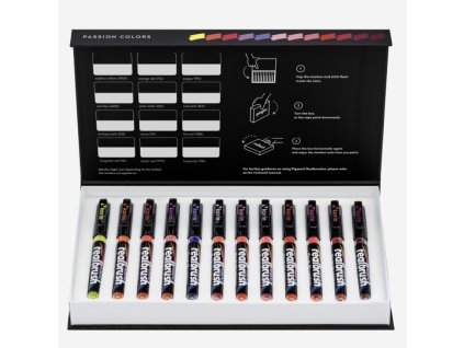 Karin Real Brush PIGMENT 12 ks passion colors